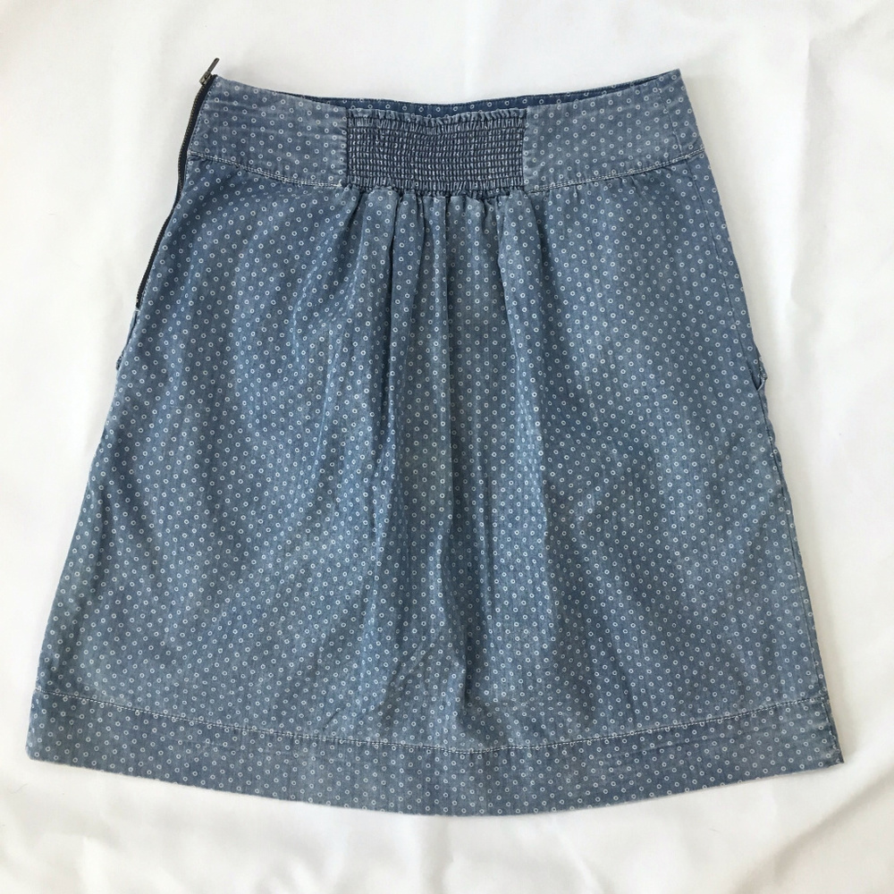 Anthropologie Size 6 Holding Horses denim skirt - Picture 4 of 8